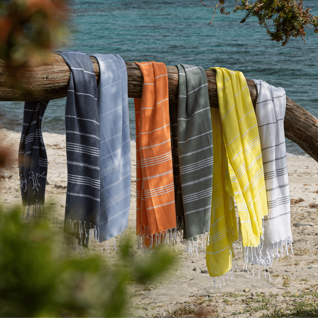 Beach Spa Turkish Hammam Towel Sultan Dark Blue - Shell Yeah by JaksSMSLTN0002LCBath & Beauty