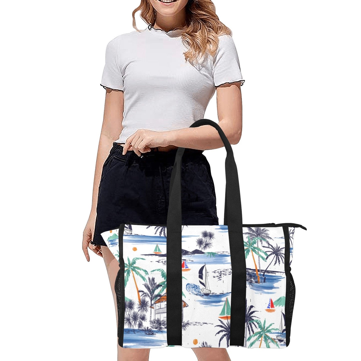 Beach Tote Bag - Shell Yeah by JaksOrangeONE SIZEC3D8E55D5AB64DD2867361D55747DAC8