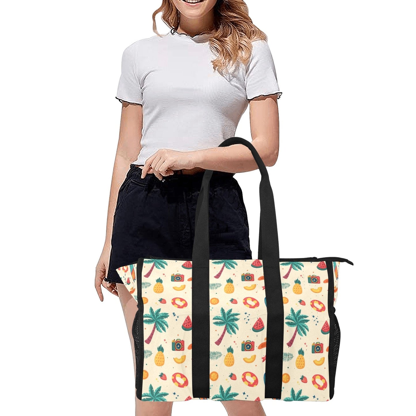 Beach Tote Bag - Shell Yeah by JaksOrangeONE SIZEC3D8E55D5AB64DD2867361D55747DAC8