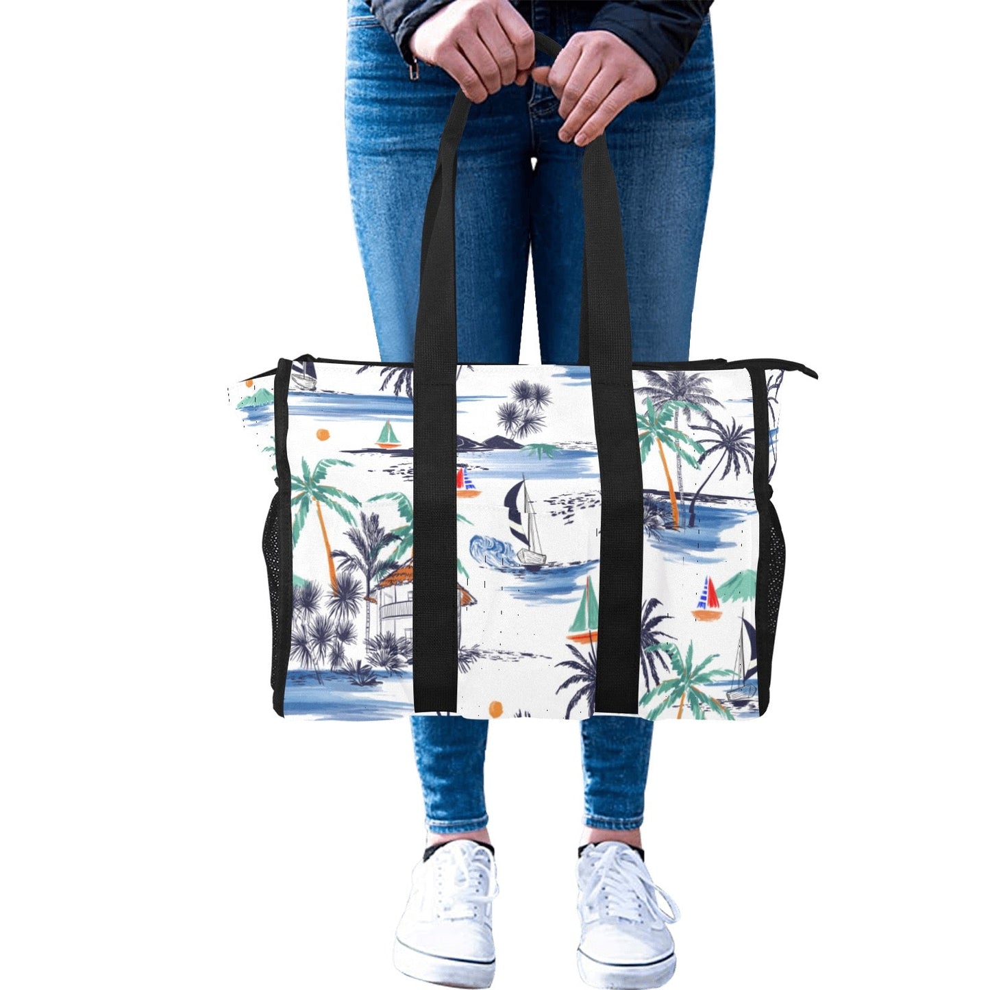 Beach Tote Bag - Shell Yeah by JaksWhite1ONE SIZE78287FC57CA54BCBB8A69E046A2DA5D4