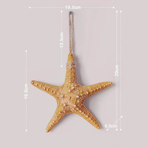 Conch Starfish Beach Decor Nautical Home Bedroom Living Room Hanging - Shell Yeah by JaksorangeORANGEOther