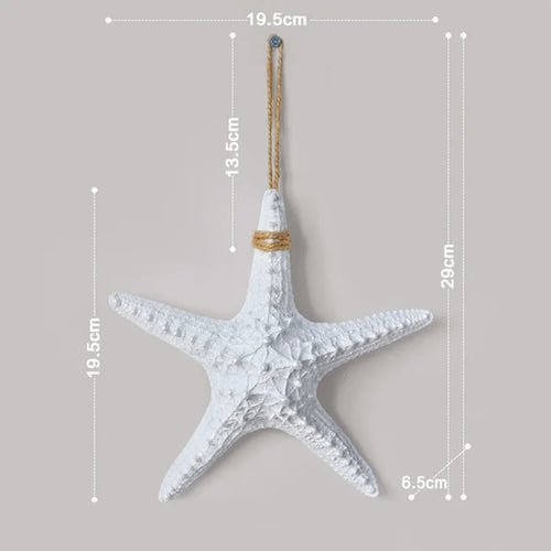 Conch Starfish Beach Decor Nautical Home Bedroom Living Room Hanging - Shell Yeah by JakswhiteWHITEOther