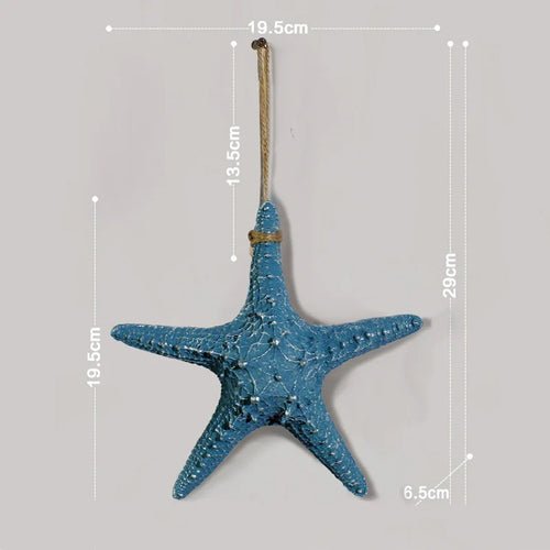 Conch Starfish Beach Decor Nautical Home Bedroom Living Room Hanging - Shell Yeah by JaksblueBLUEOther