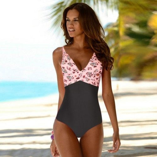 New Pink Floral One Piece - Shell Yeah by JaksS99-SEquipment & Accessories
