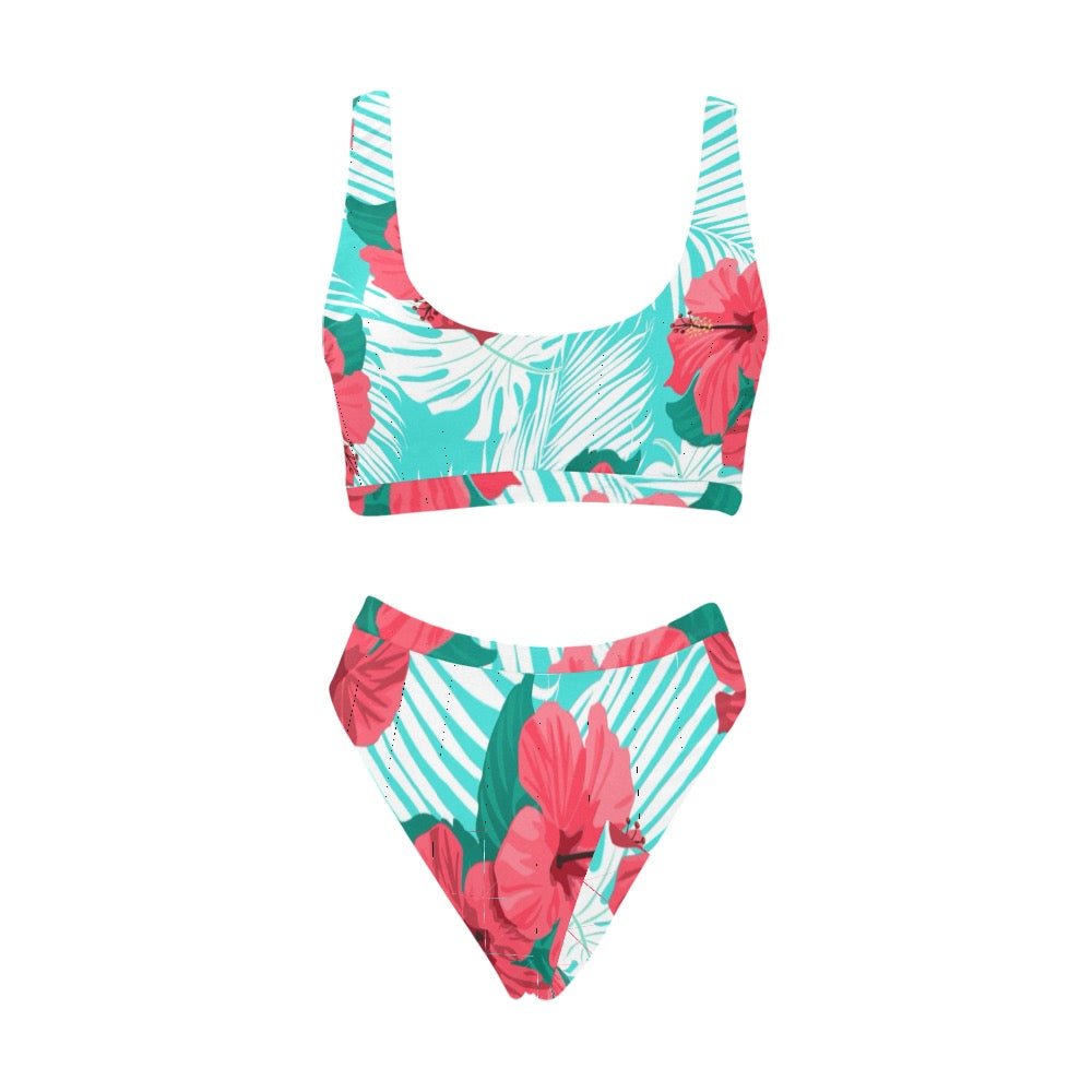 Sport Top & High-Waisted Bikini Swimsuit - Shell Yeah by JaksWhiteXS68B507C01B714CF89F4793F006A5FC09