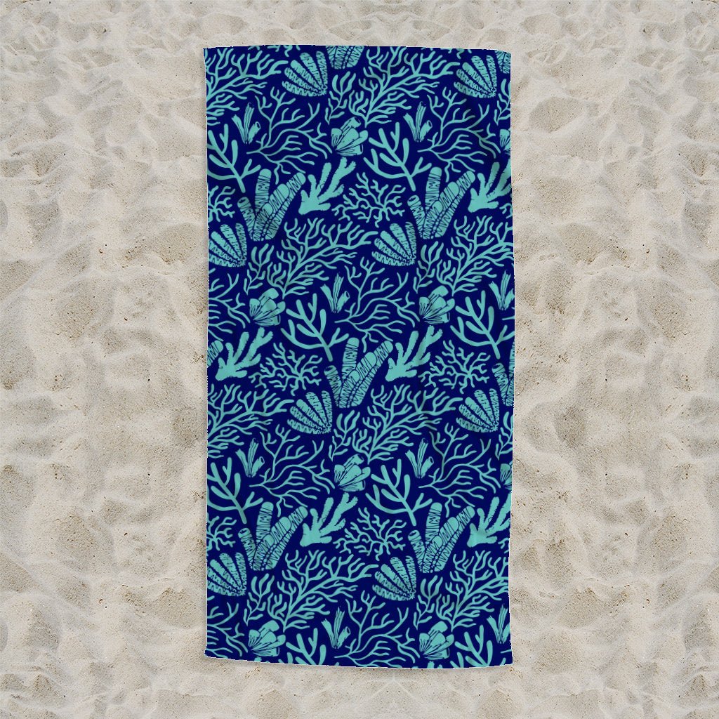 Subli-push Velour Beach Towel - Shell Yeah by Jaks30X60White5442-509546