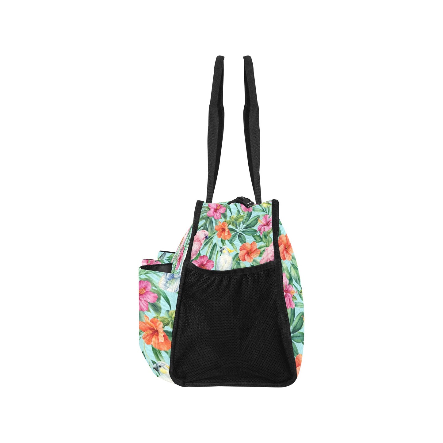 Tropical Bird Large Pocket Tote