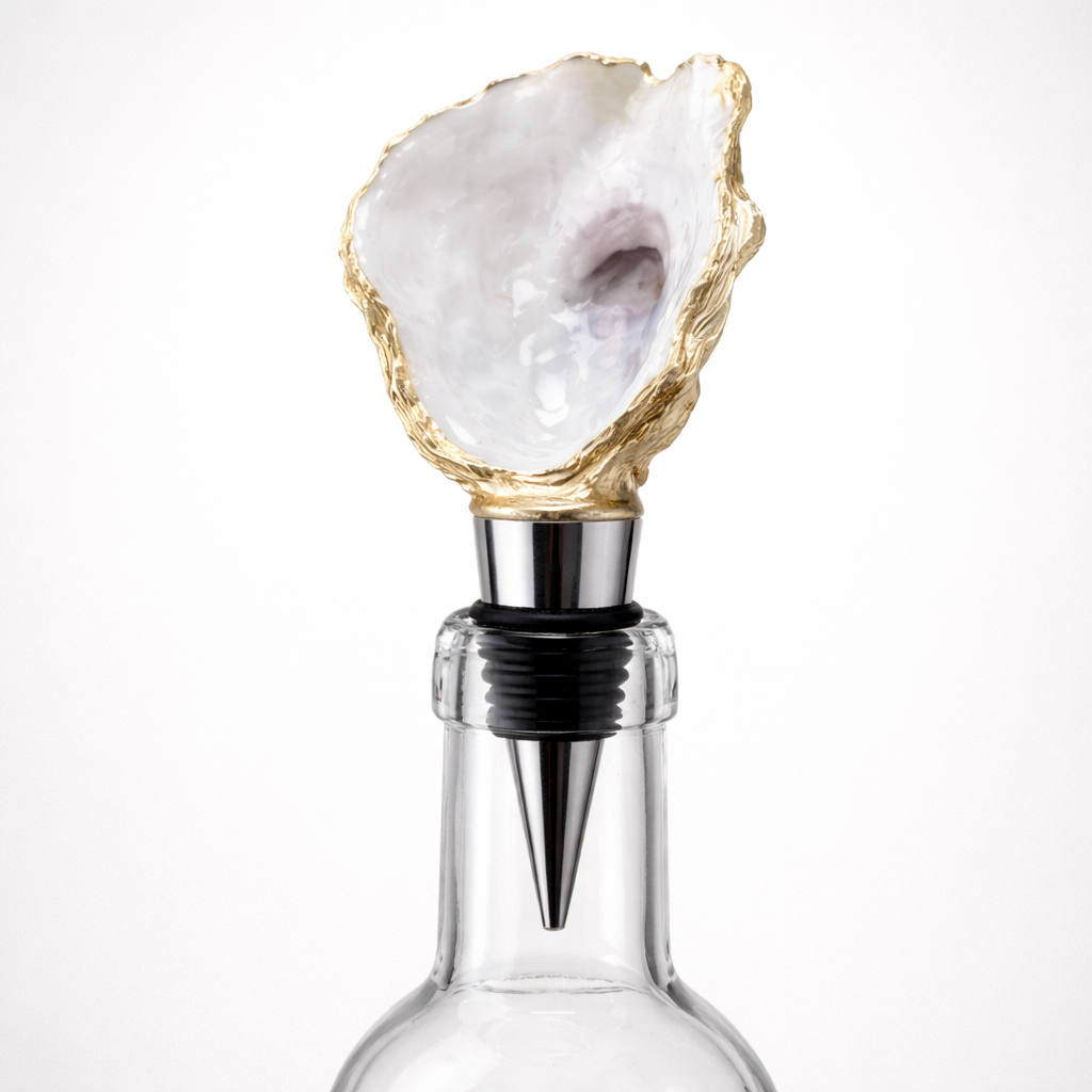 Natural Oyster Shell Wine Stopper