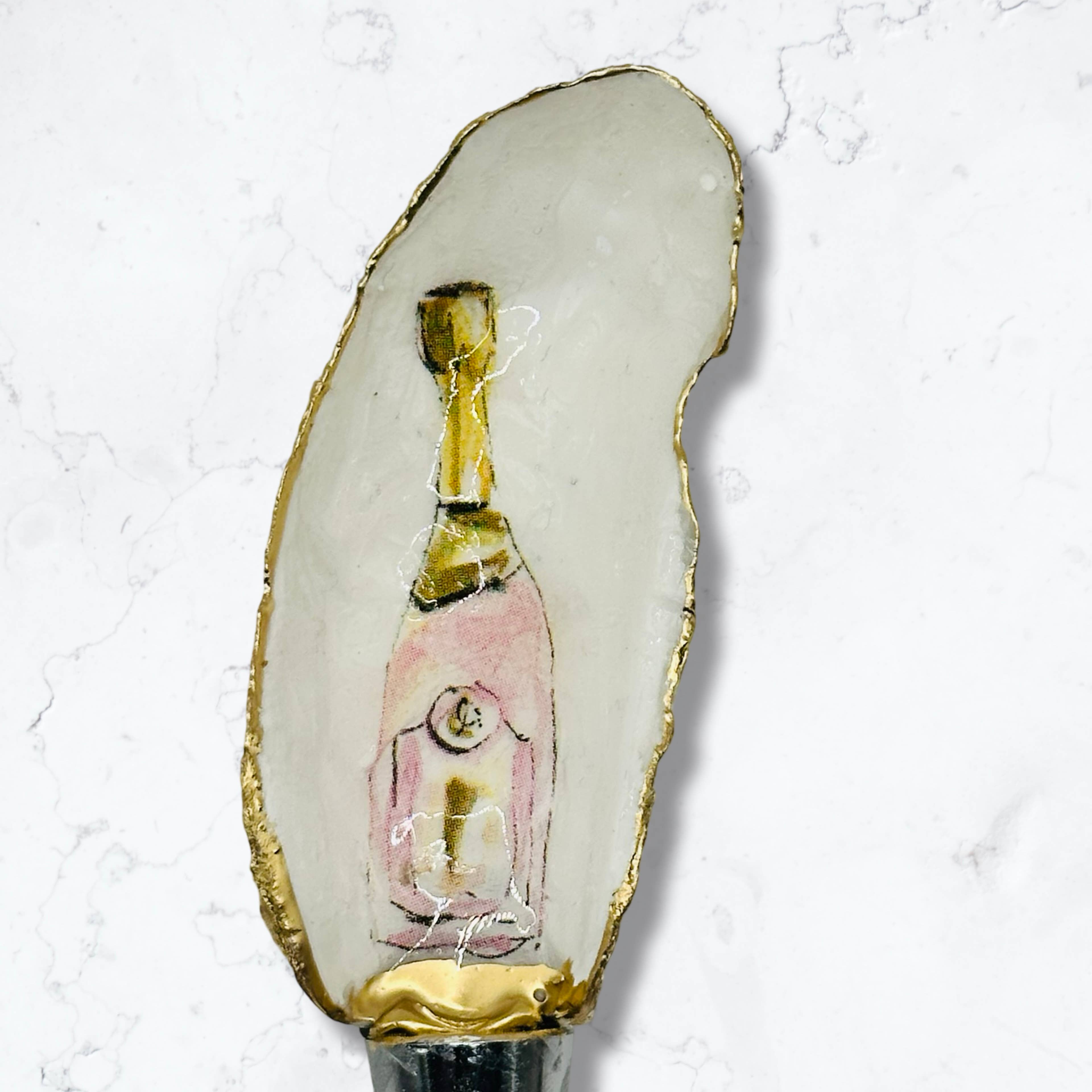 Rose All Day Oyster Shell Wine Stopper