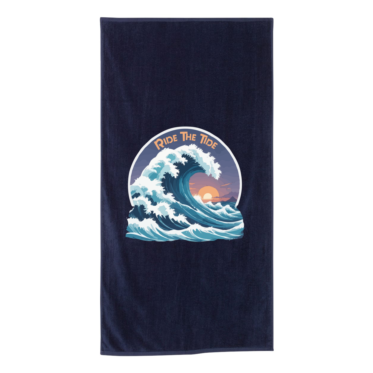 Ride The Tide Beach Towel