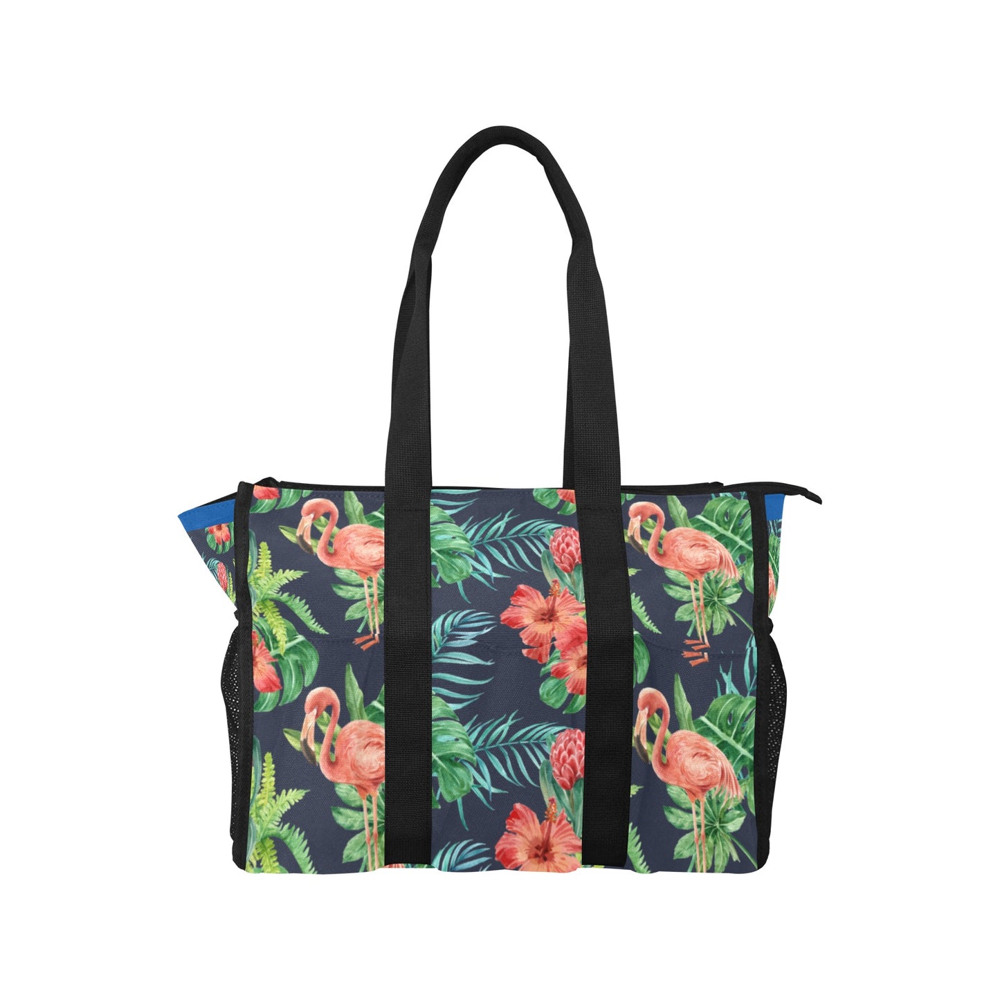 Tropical Bird Large Pocket Tote