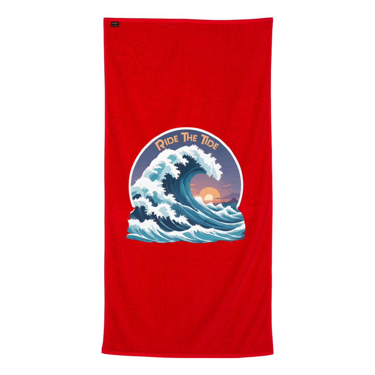 Ride The Tide Beach Towel