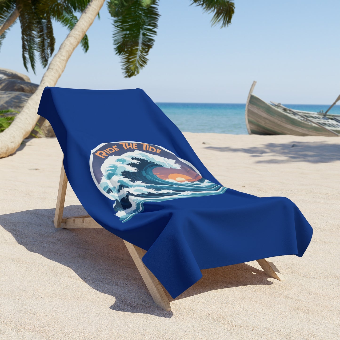 Ride The Tide Beach Towel