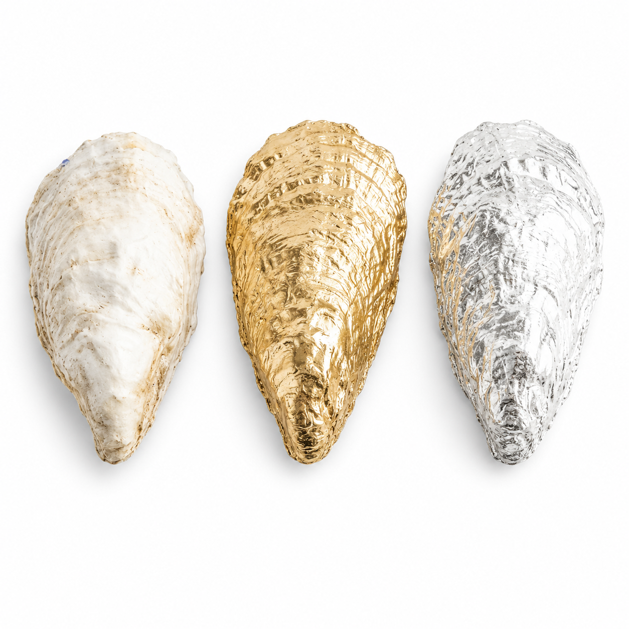 Luminous White Oyster Ornament