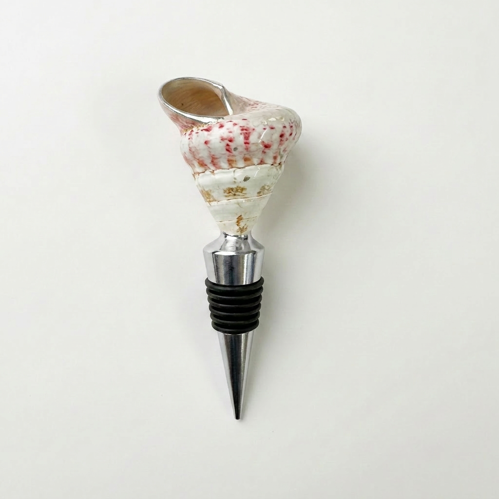 Strawberry Top Shell Wine Stopper