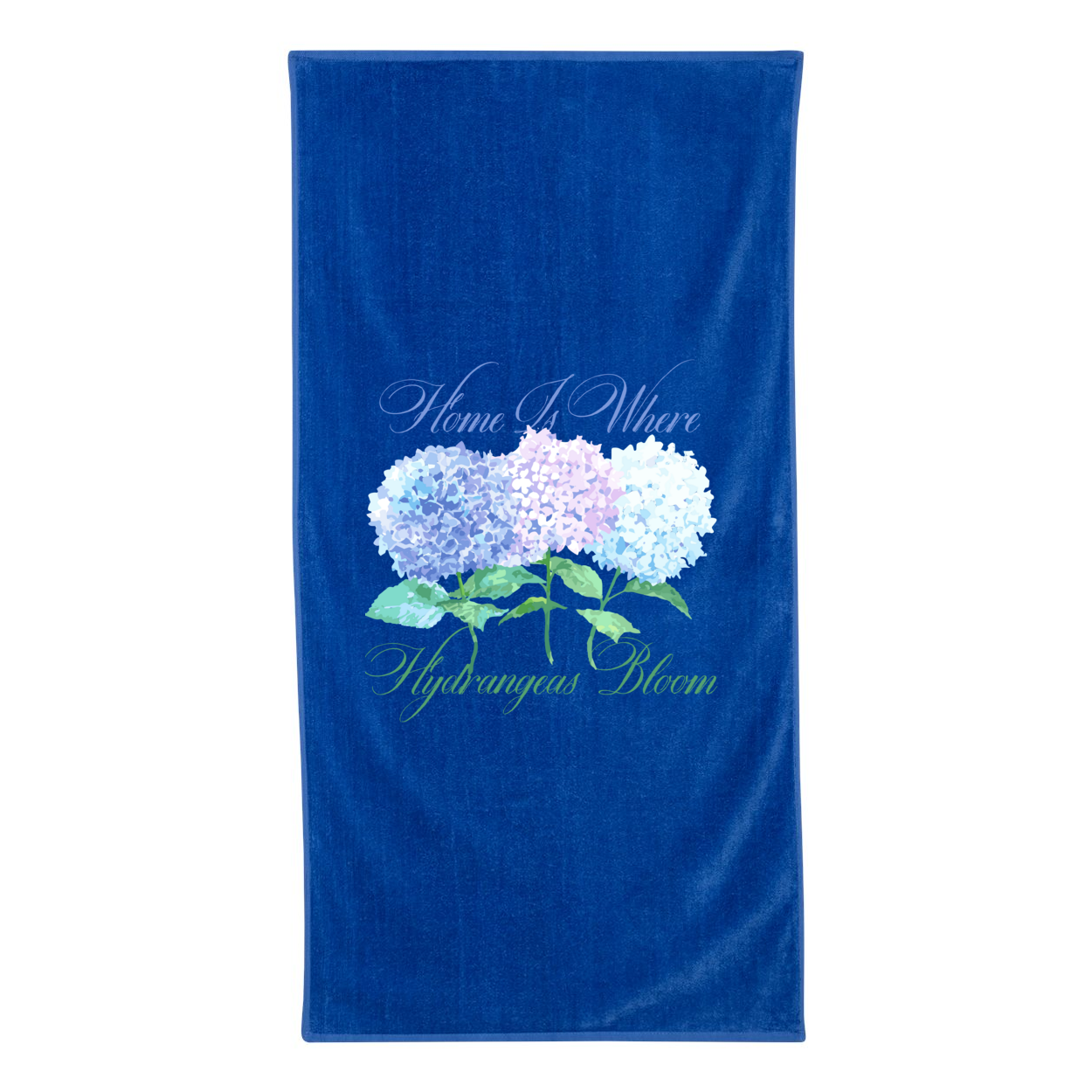 Hydrangea Beach Towel