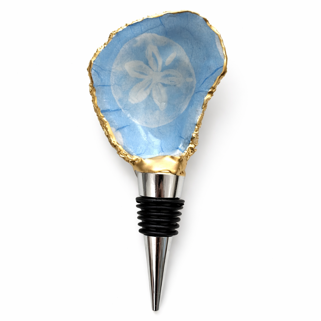 Blue White Oyster Shell Stopper Pack 12 Piece