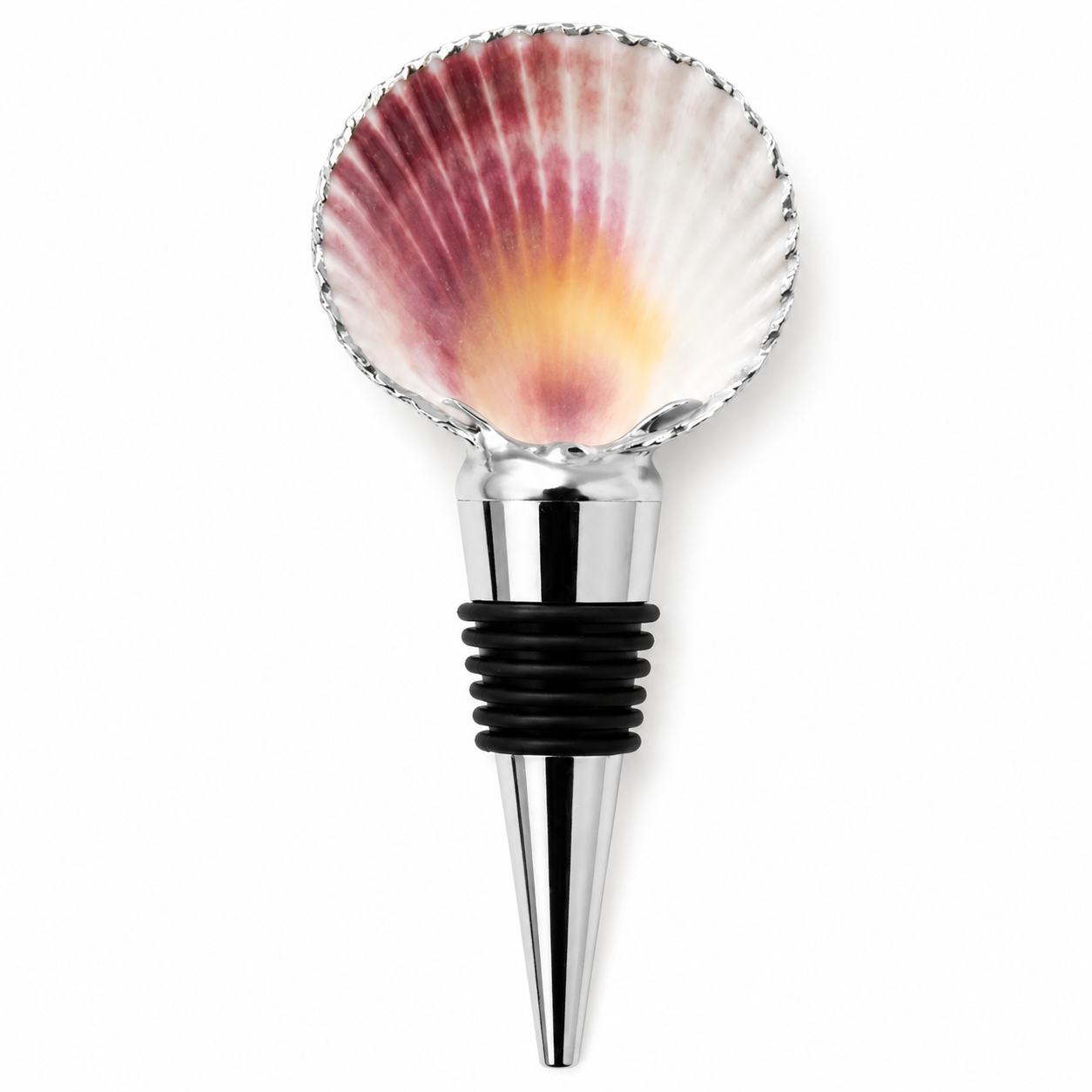 Sunset Scallop Shell Wine Stopper