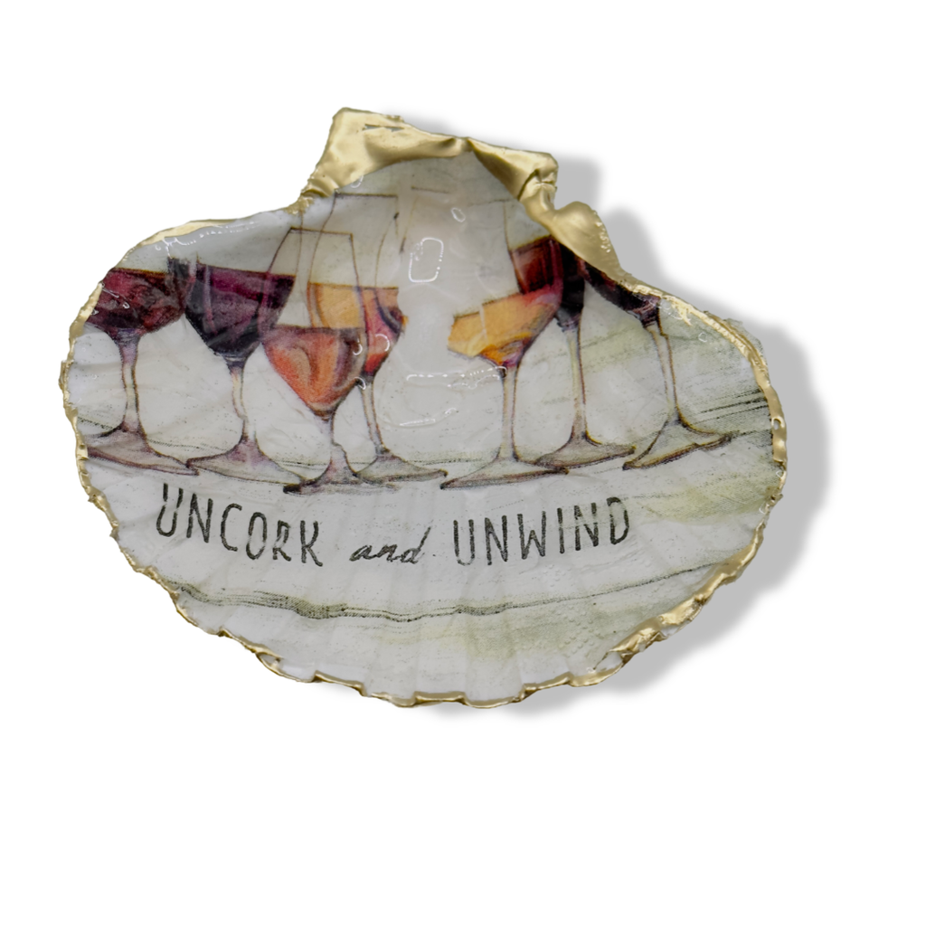 Uncork and Unwind Shell Soap Dish