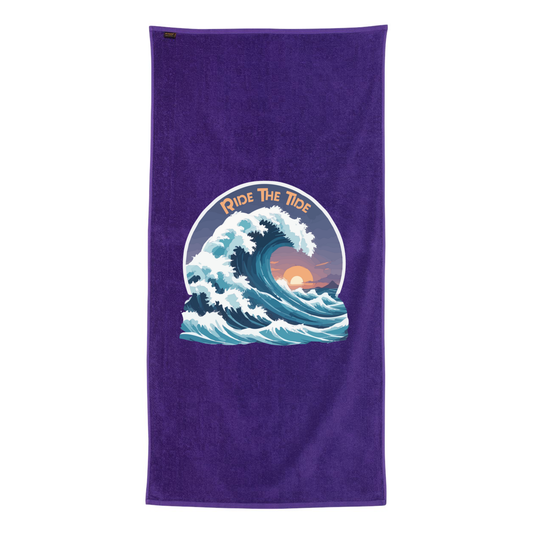 Ride The Tide Beach Towel