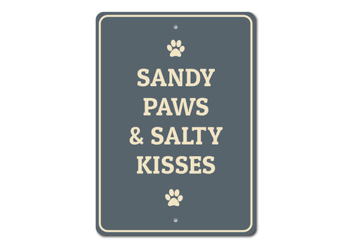 Sandy Paws Sign