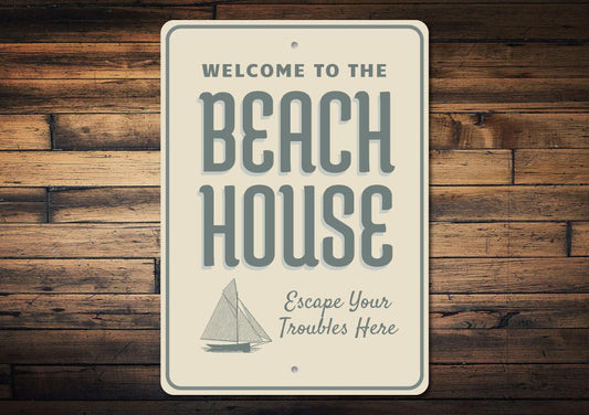 Seaside Beach House Sign