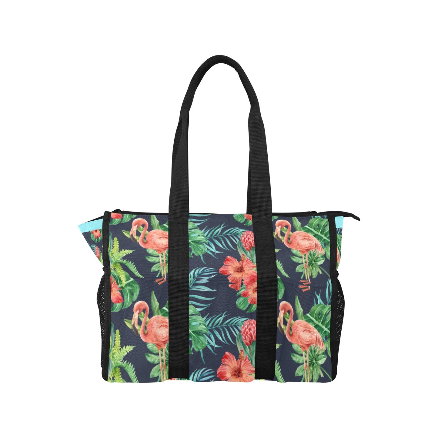 Tropical Bird Large Pocket Tote