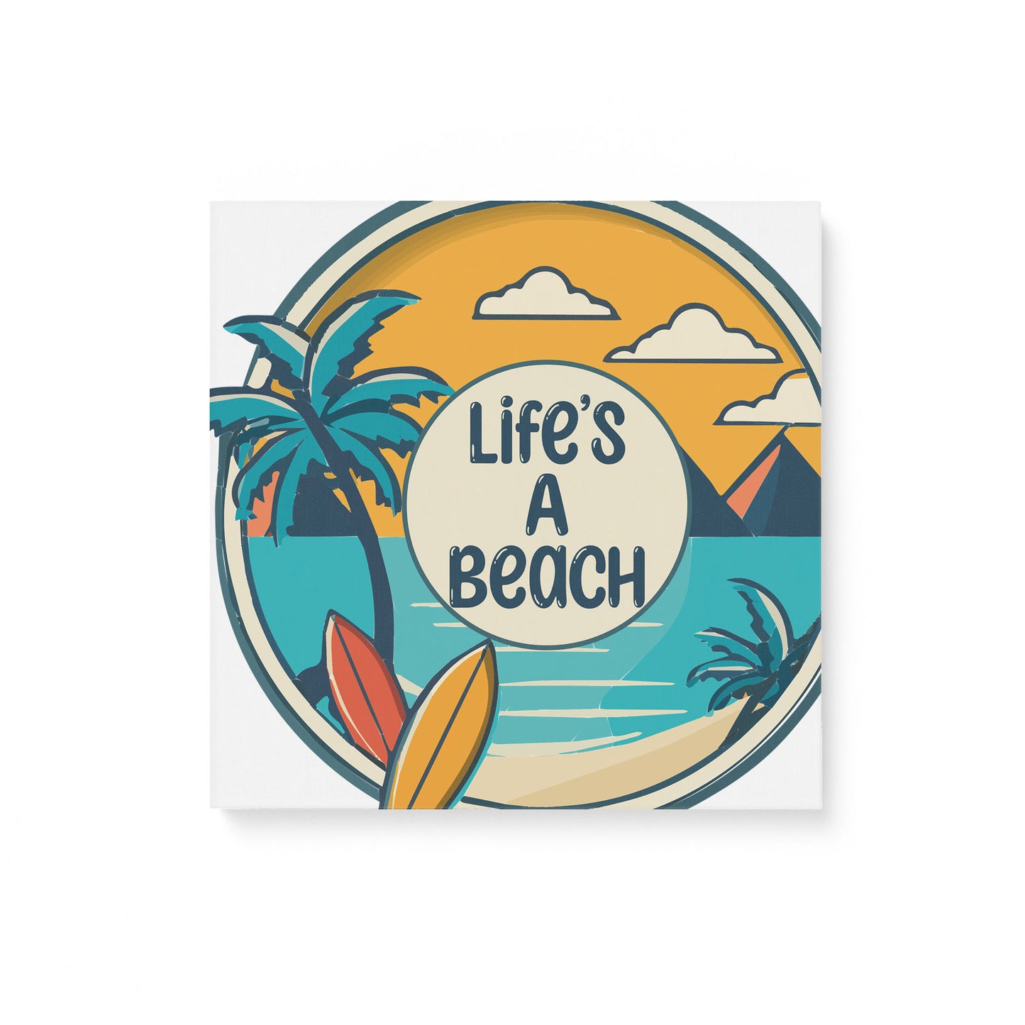 Life's A Beach Matte Canvas (0.75")