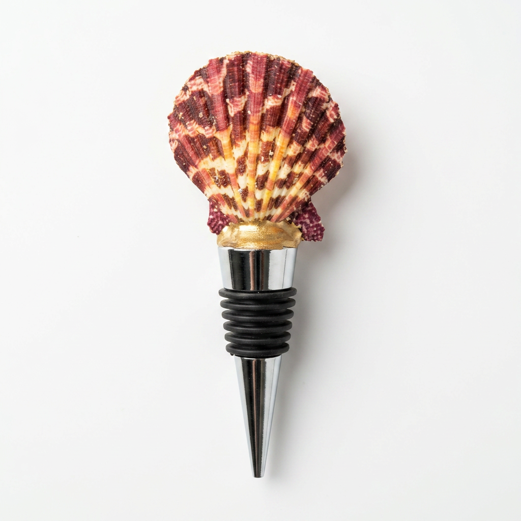 Micro Luxury Shell Wine Stopper Pack 12 Pc
