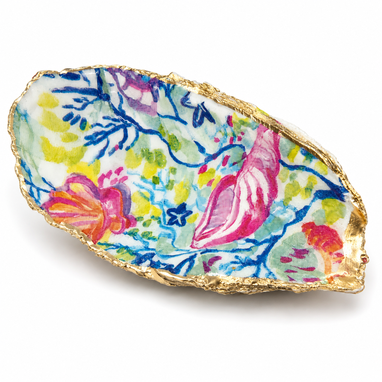 Undersea Shells Oyster Shell Jewelry Dish