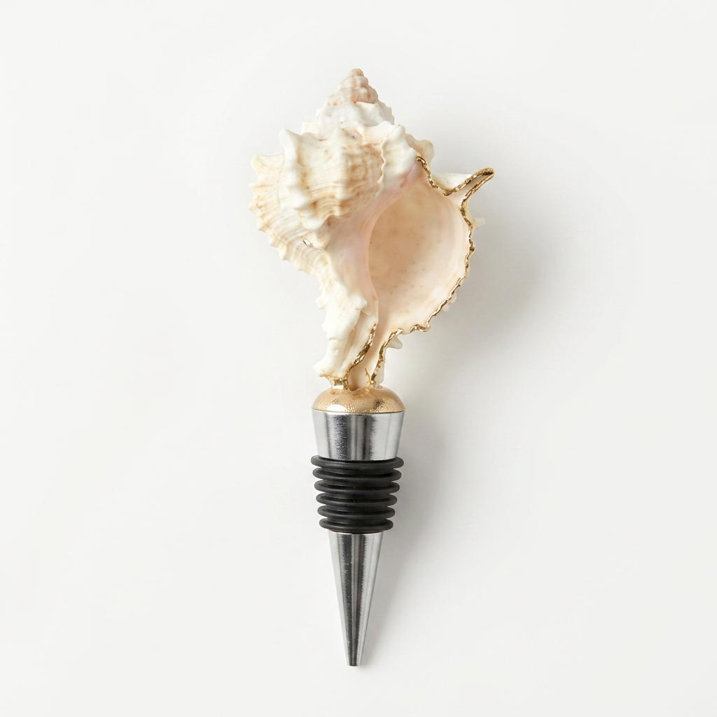 Micro Luxury Shell Wine Stopper Pack 12 Pc
