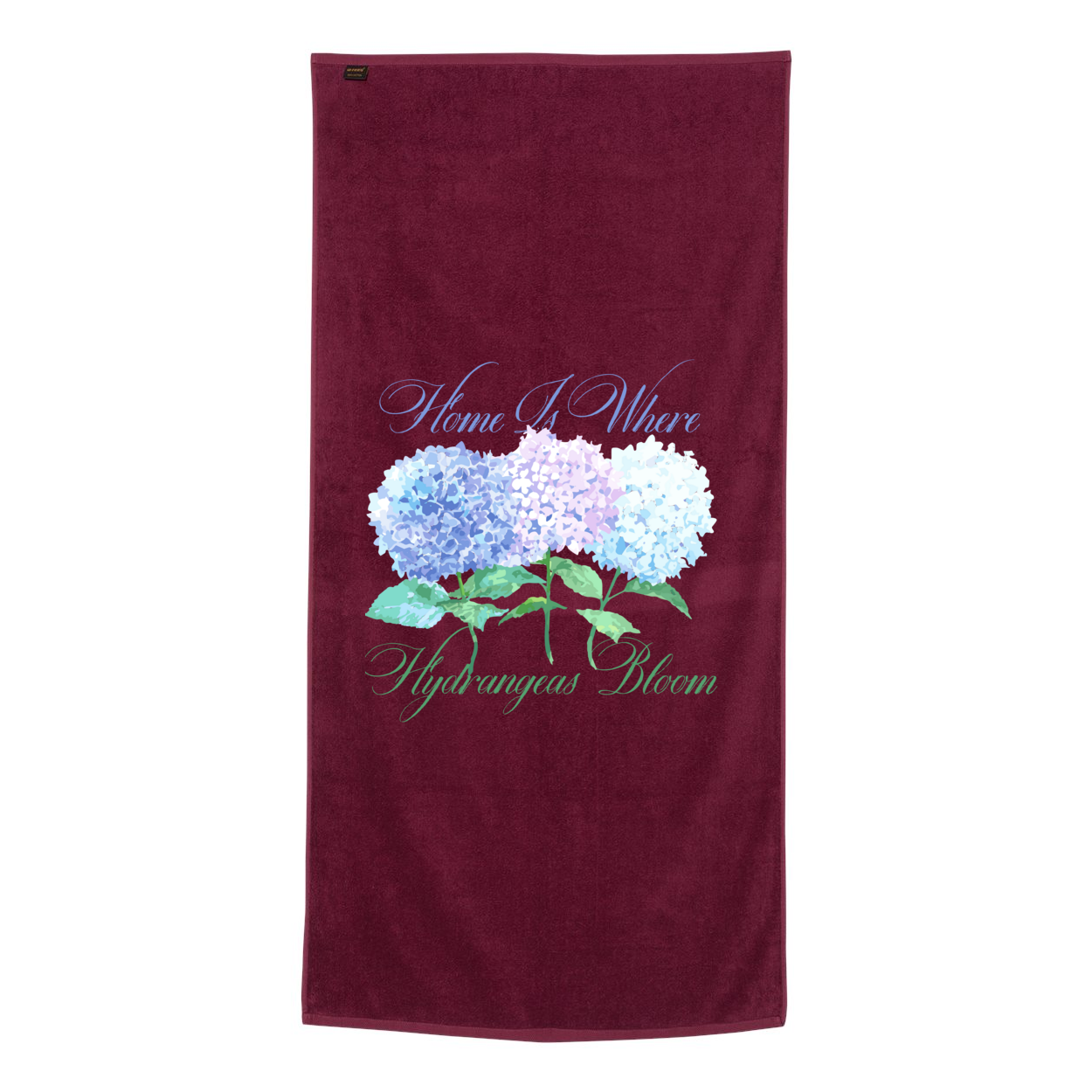 Hydrangea Beach Towel