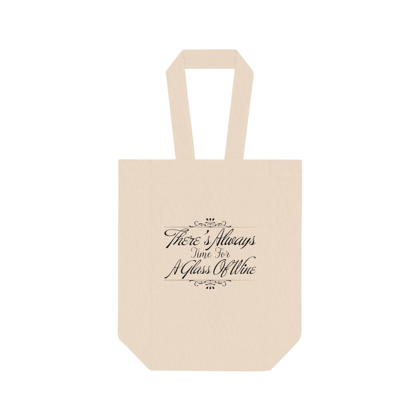 Time For Wine Double Wine Tote Bag