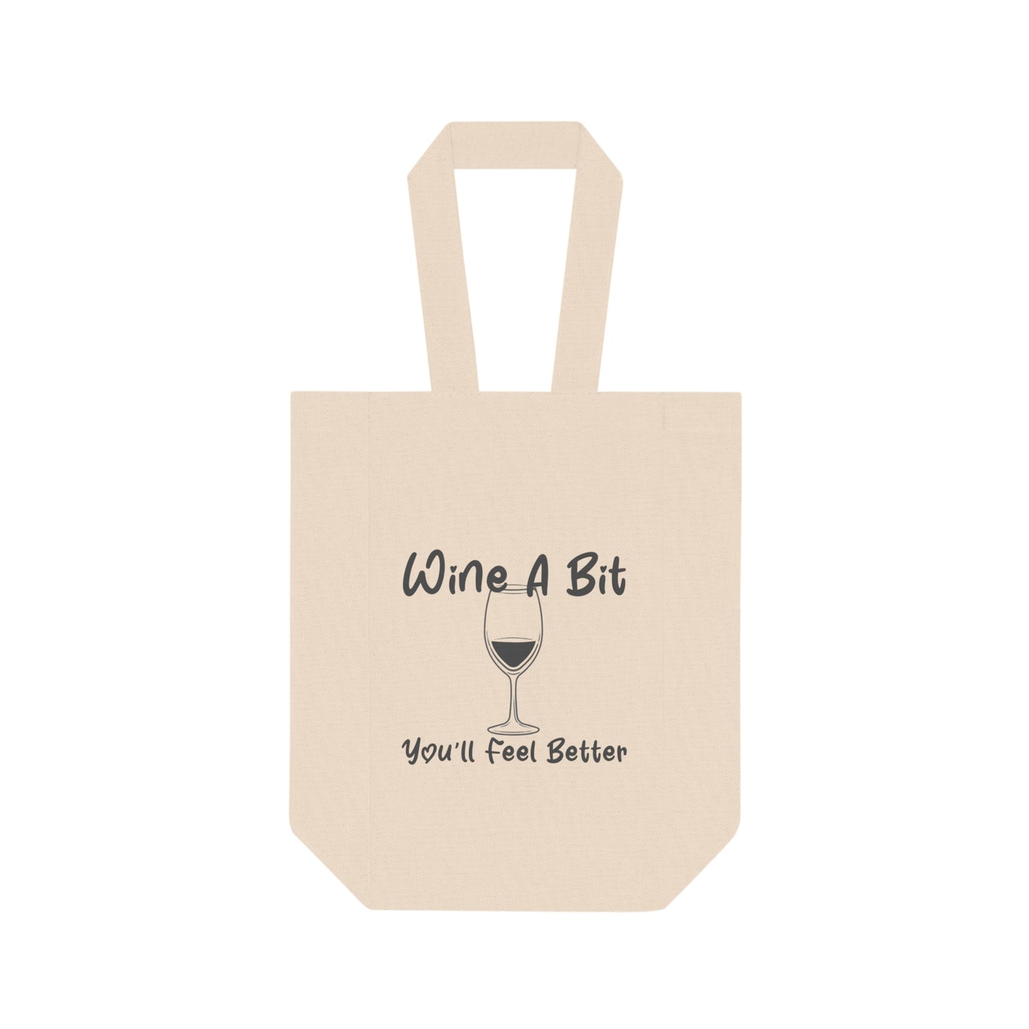 Double Wine Tote Bag