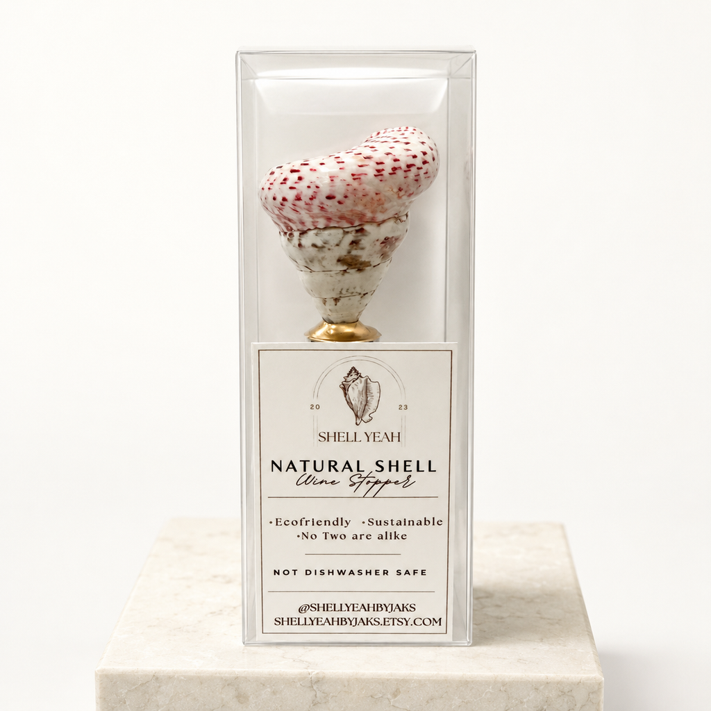 Strawberry Top Shell Wine Stopper