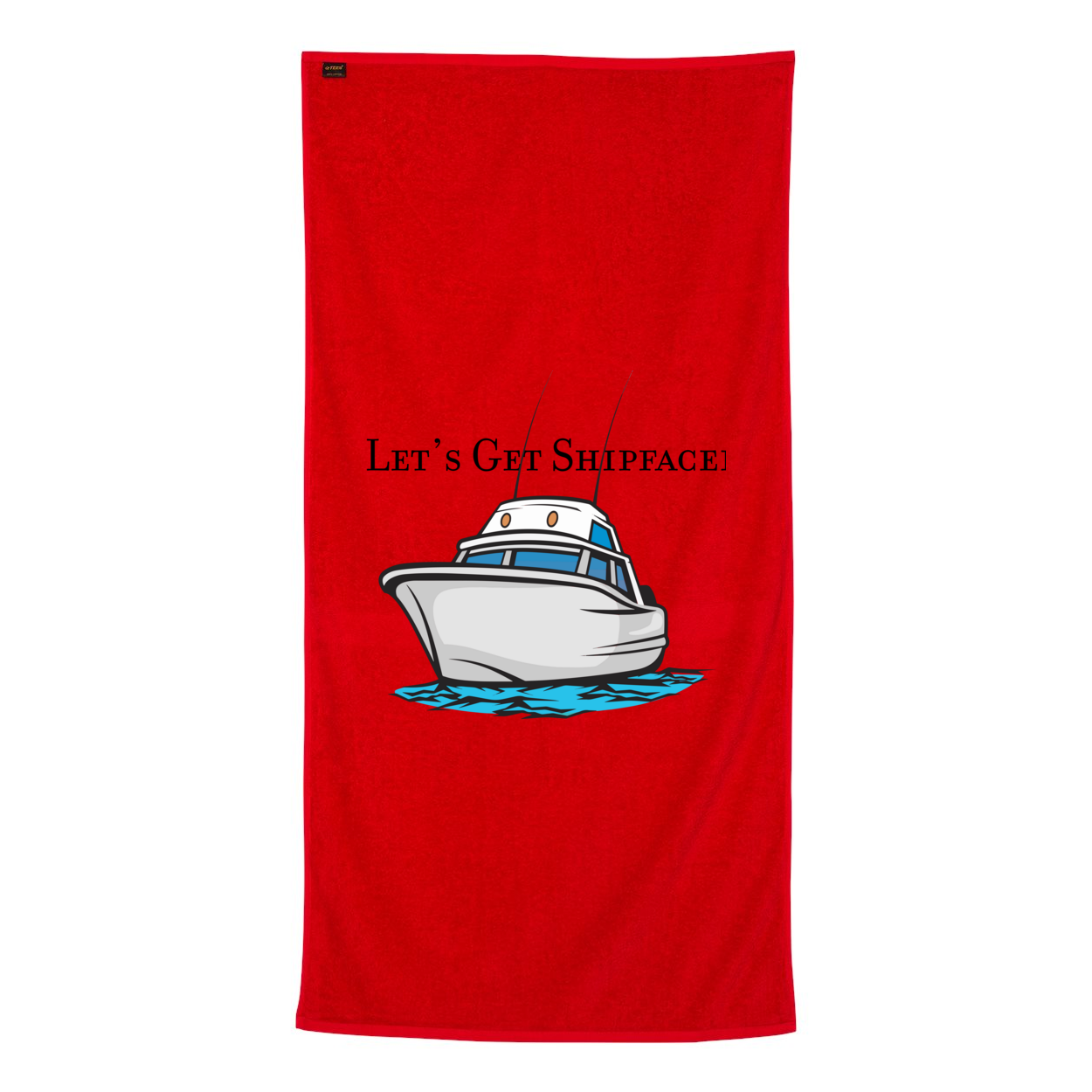 ShipFaced Beach Towel