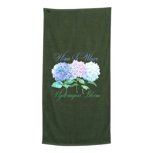 Hydrangea Beach Towel