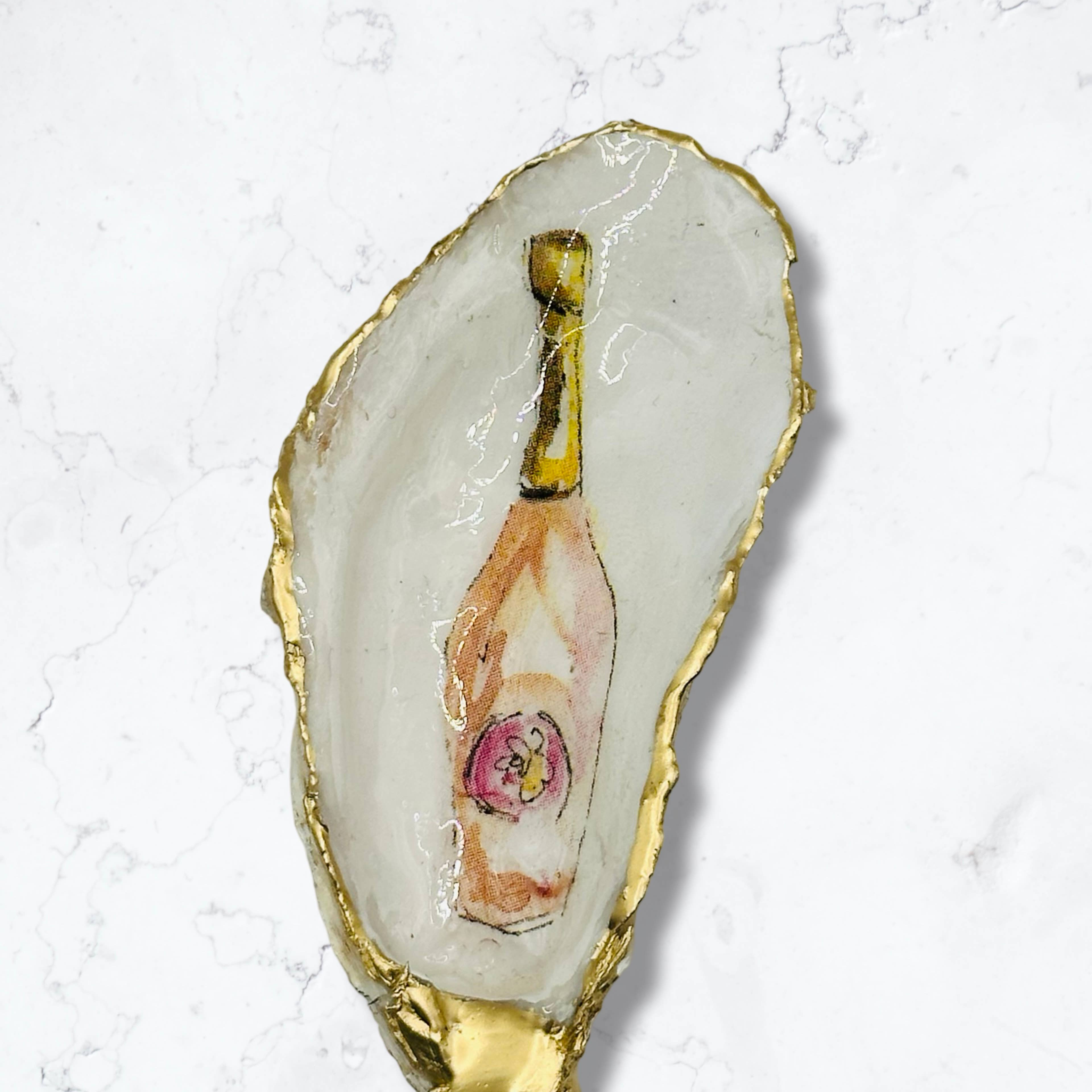 Rose All Day Oyster Shell Wine Stopper
