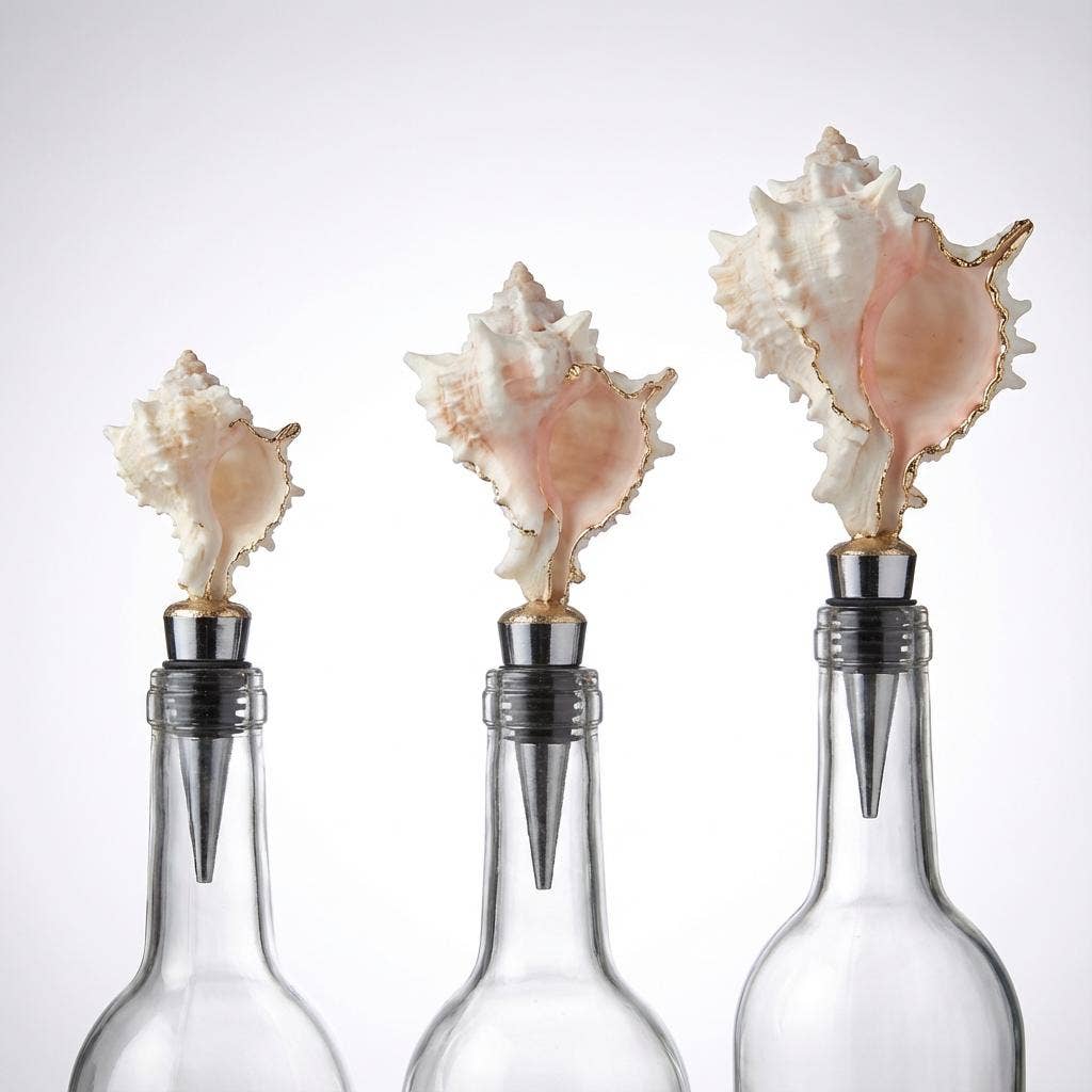 Natural Chic Murex Shell Wine Stopper