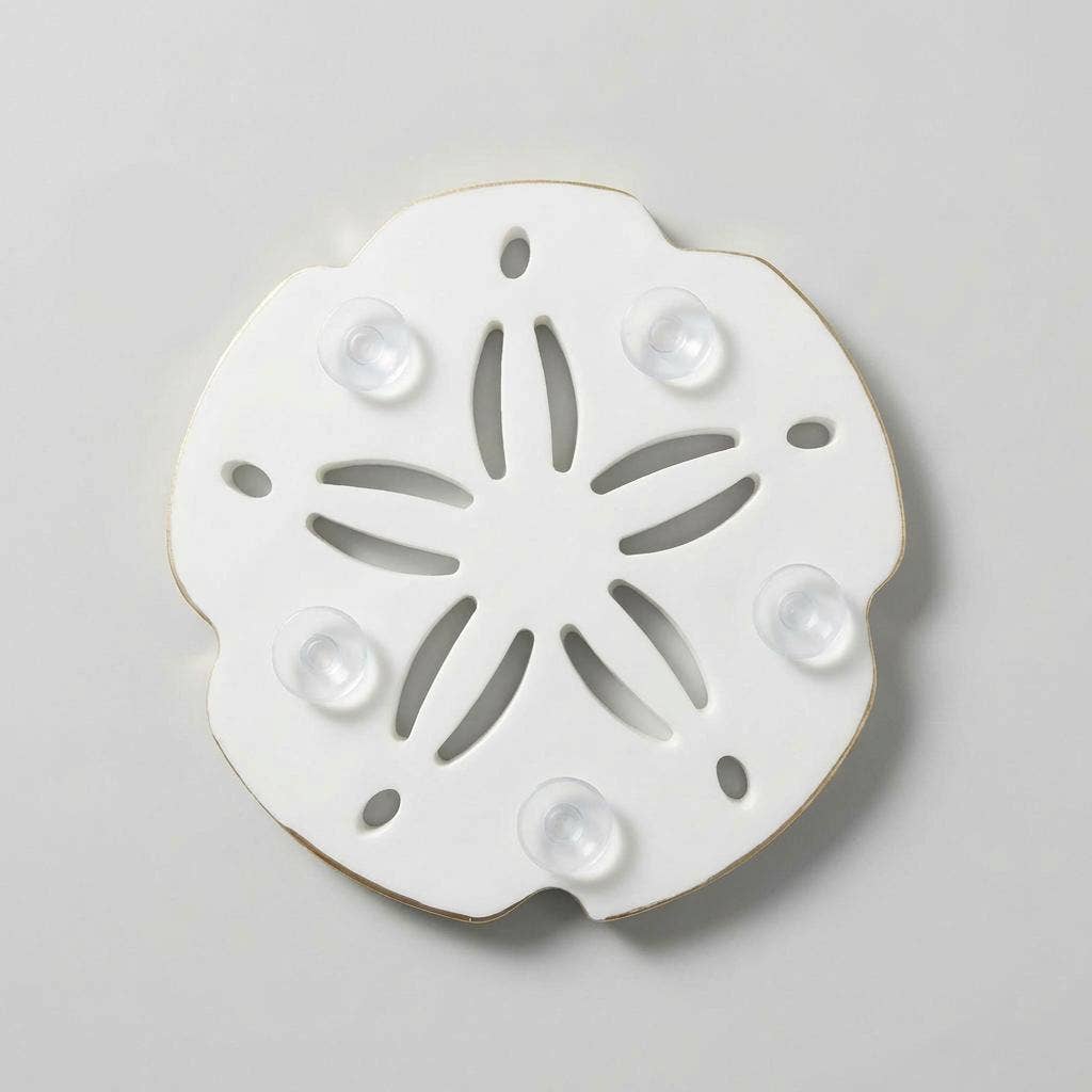 Gilded Sand Dollar Set - 4 Pc Resin Coasters