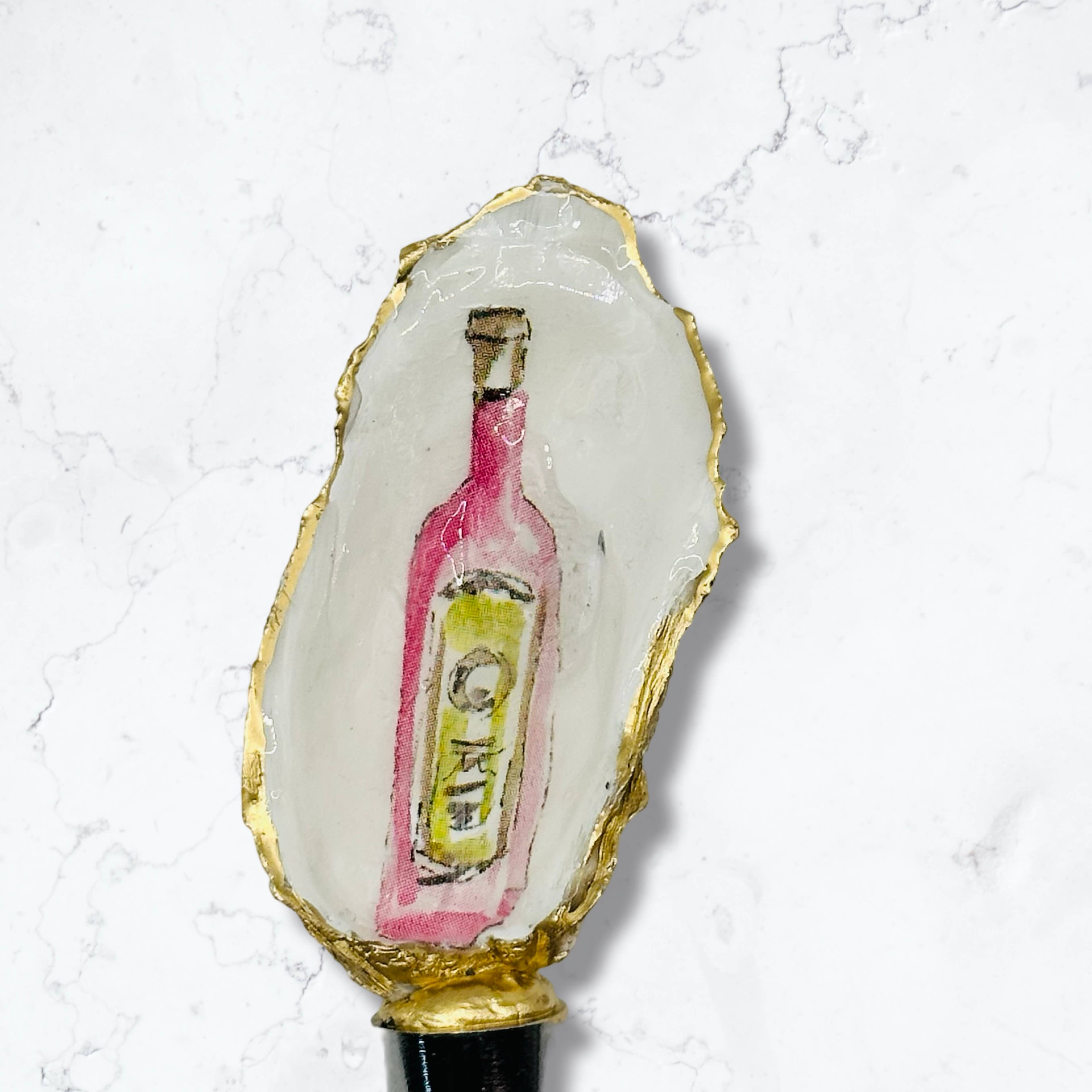 Rose All Day Oyster Shell Wine Stopper