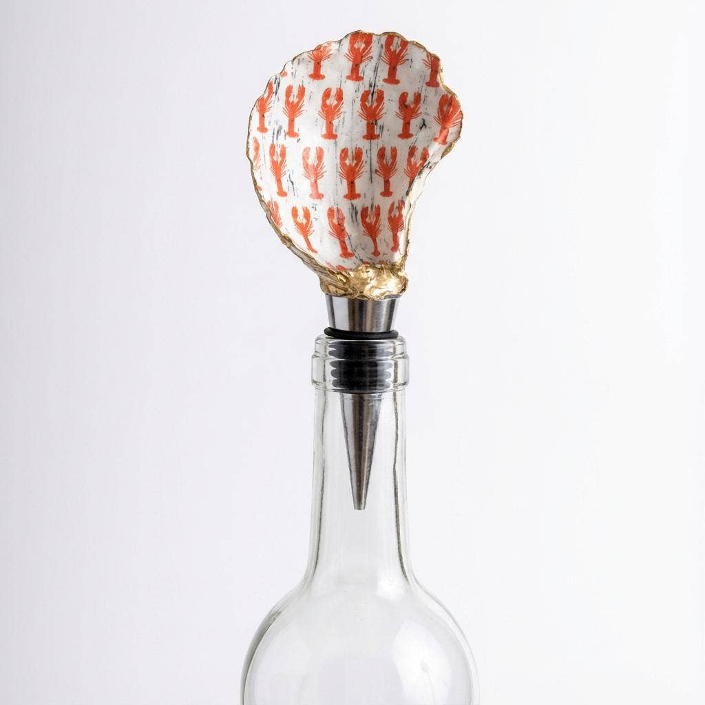 Lobster Oyster Shell Wine Stopper