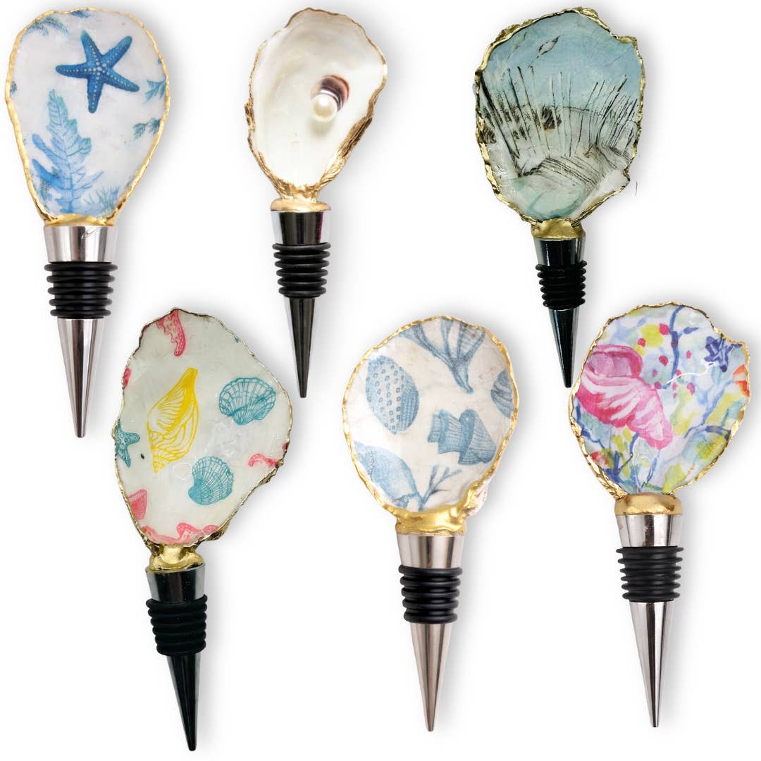 Coastal Classics Oyster Shell Stopper Pack 12 Piece