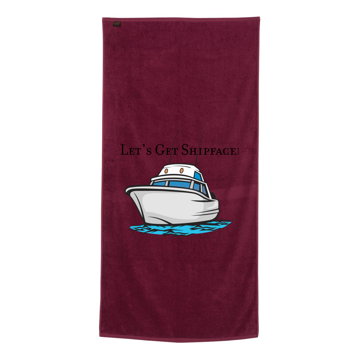 ShipFaced Beach Towel