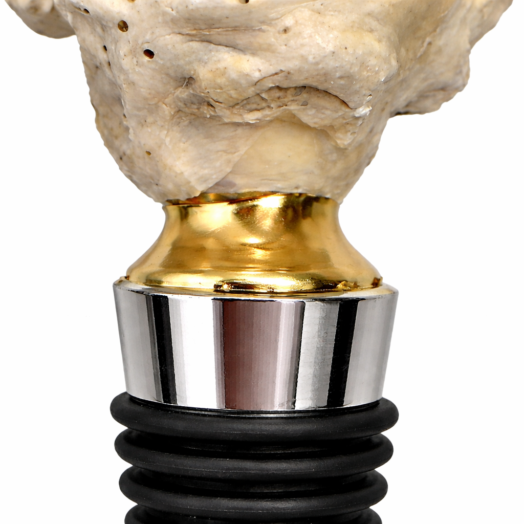 Gold Starfish Oyster Shell Wine Stopper