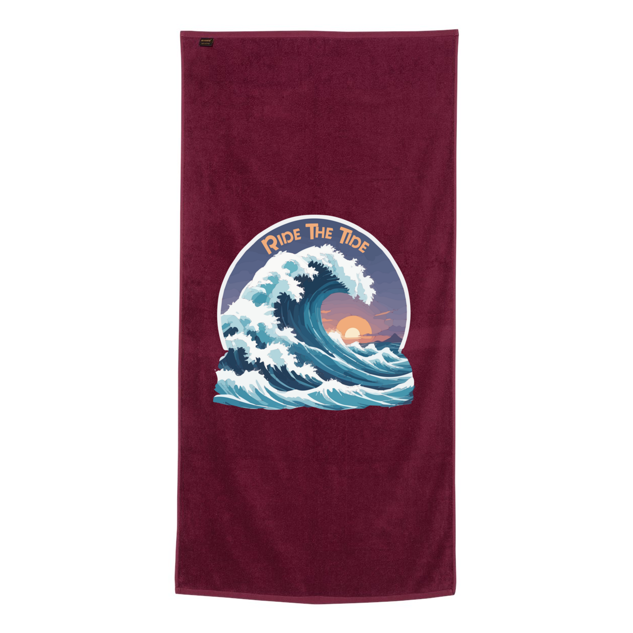 Ride The Tide Beach Towel