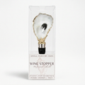 Starfish motif oyster shell wine stopper with gold finish