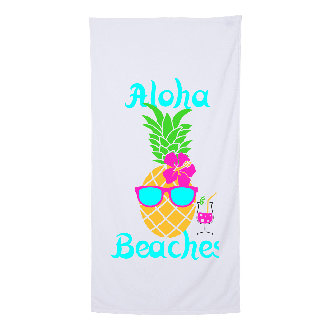 Aloha Beaches Beach Towel