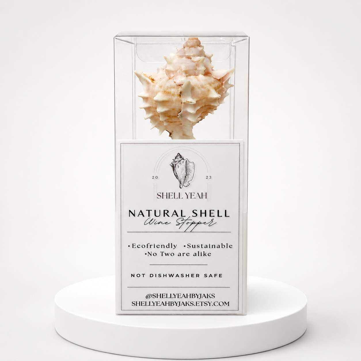 Natural Chic Murex Shell Wine Stopper