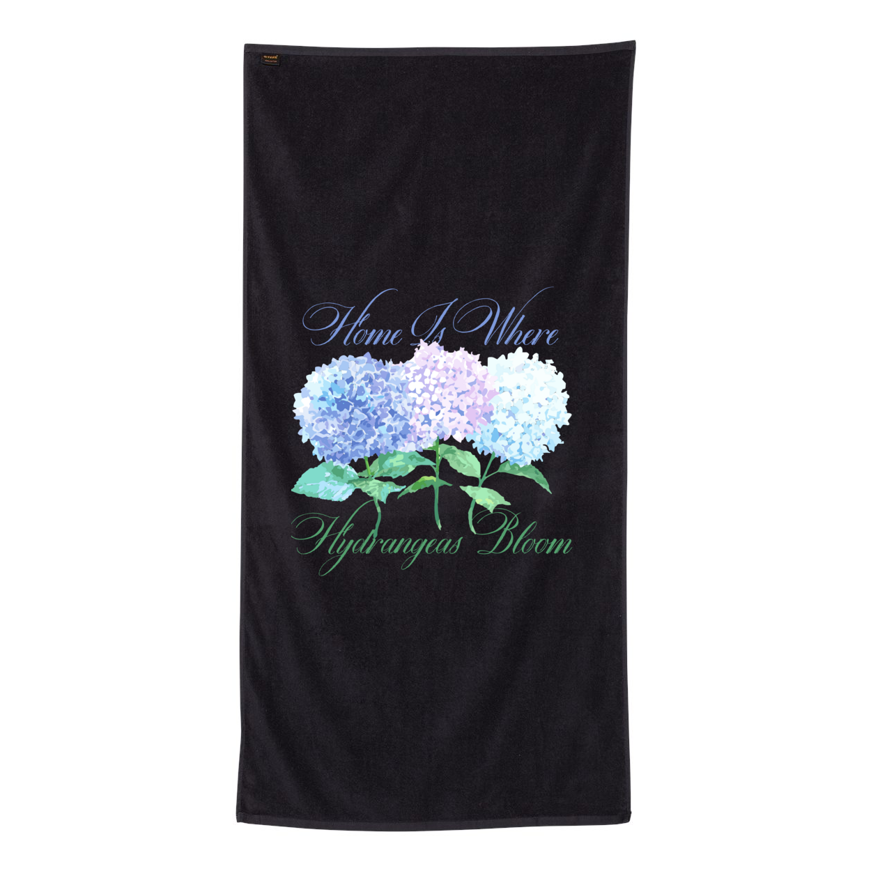 Hydrangea Beach Towel